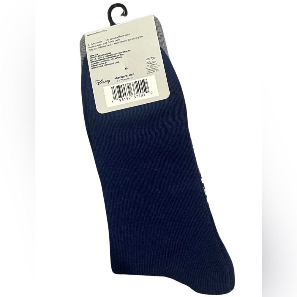 Disney Star Wars Mandalorian “This Is The Way” Crew Socks | Unisex Adult | NWT - Picture 2 of 2
